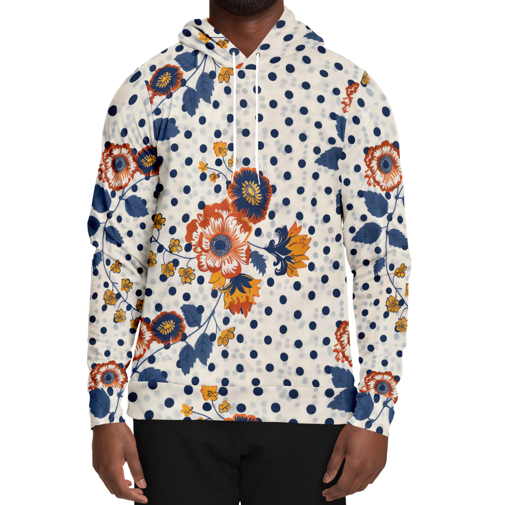 Flower Dots Pattern Kapuzenpullover - Unisex  Athletic Hoodie - AOP TwinTails