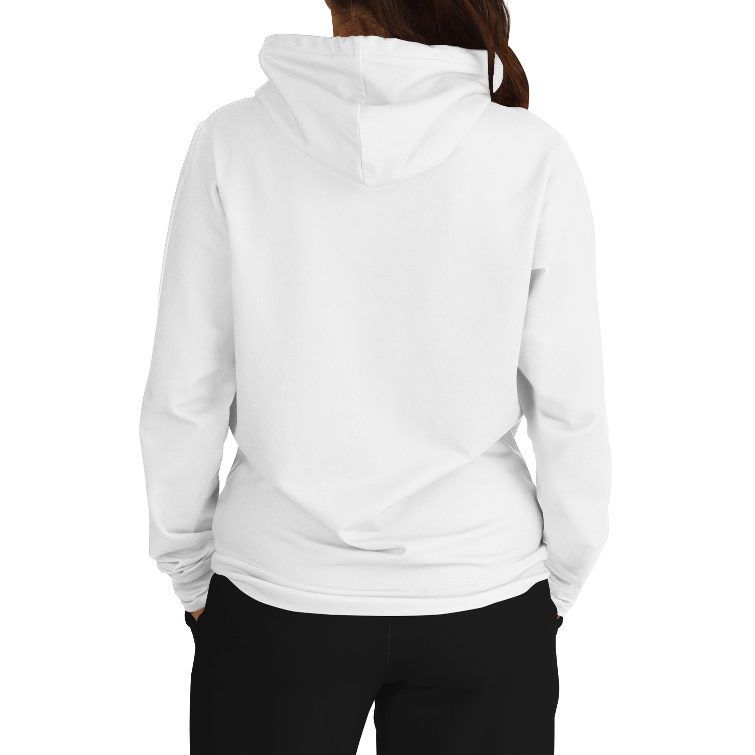 White Necktie Kapuzenpullover - Unisex  Athletic Hoodie - AOP TwinTails