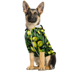 Lemon Hund Kapuzenpullover  Athletic Dog Zip-Up Hoodie - AOP TwinTails