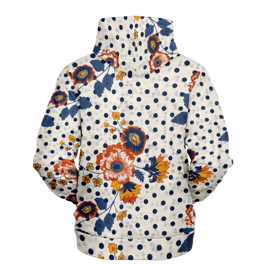 Flower Dots Pattern Kapuzenpullover - Unisex  Athletic Hoodie - AOP TwinTails