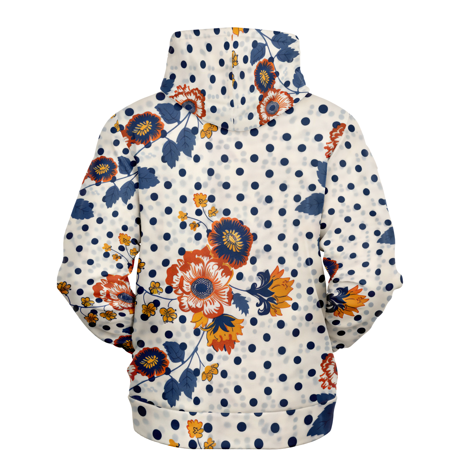 Flower Dots Pattern Kapuzenpullover - Unisex  Athletic Hoodie - AOP TwinTails