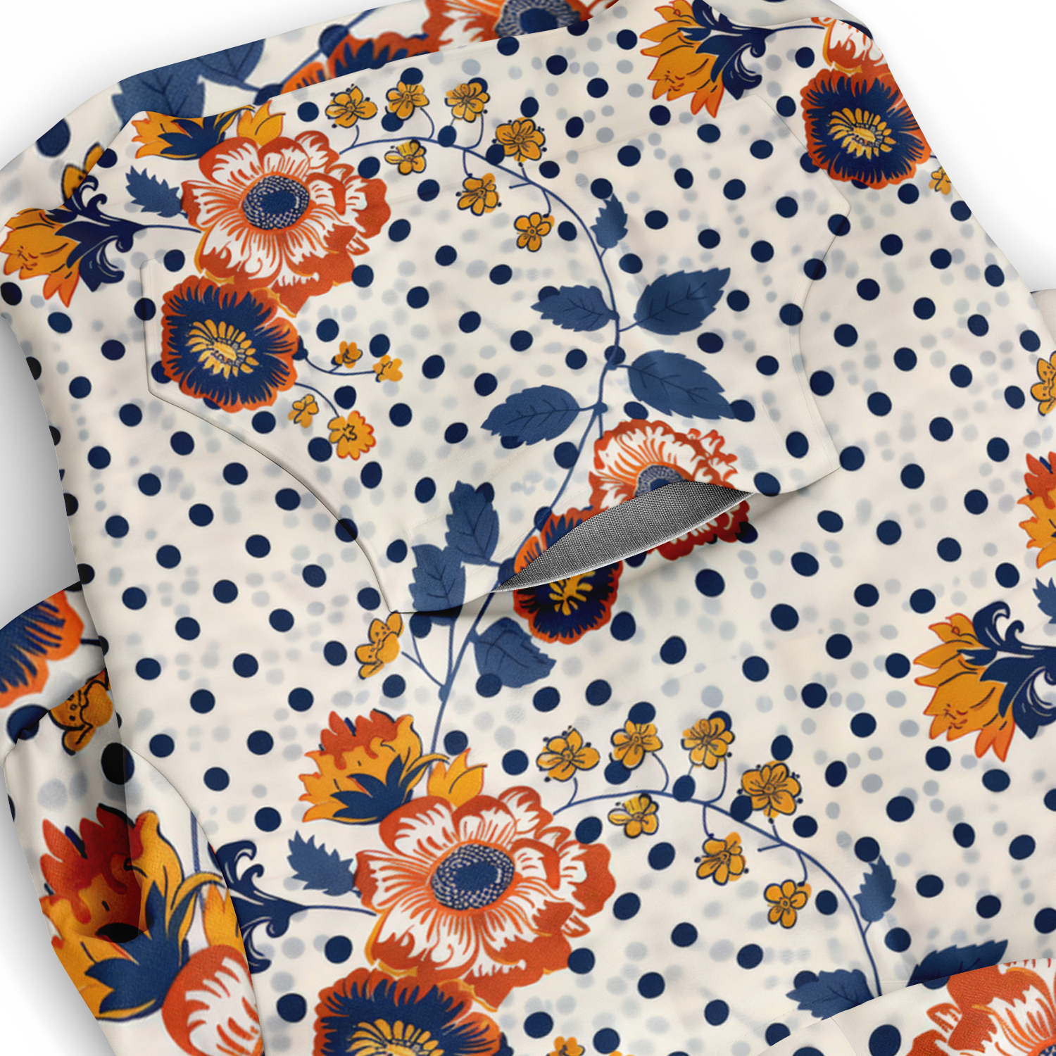 Flower Dots Pattern Hund Kapuzenpullover  Hund Kapuzenpullover TwinTails