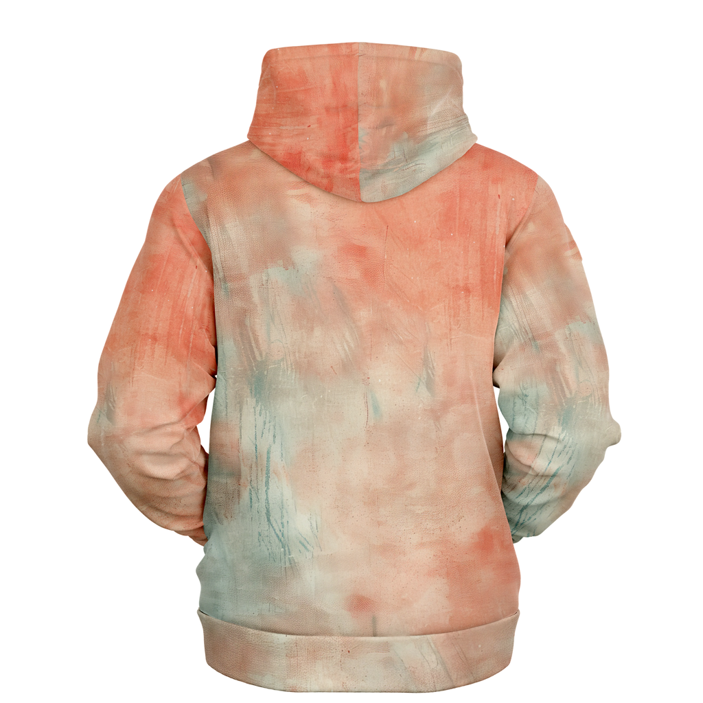 Samt Orange Kapuzenpullover - Unisex  Athletic Hoodie - AOP TwinTails