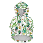 Kaktus Muster Mensch-Hund Kapuzenpullover Set  Mensch-Hund Kapuzenpullover Set TwinTails