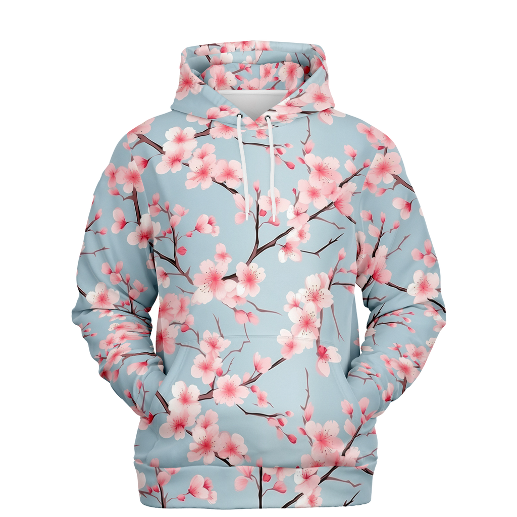 Cherry Blossom Kapuzenpullover - Unisex  Athletic Hoodie - AOP TwinTails
