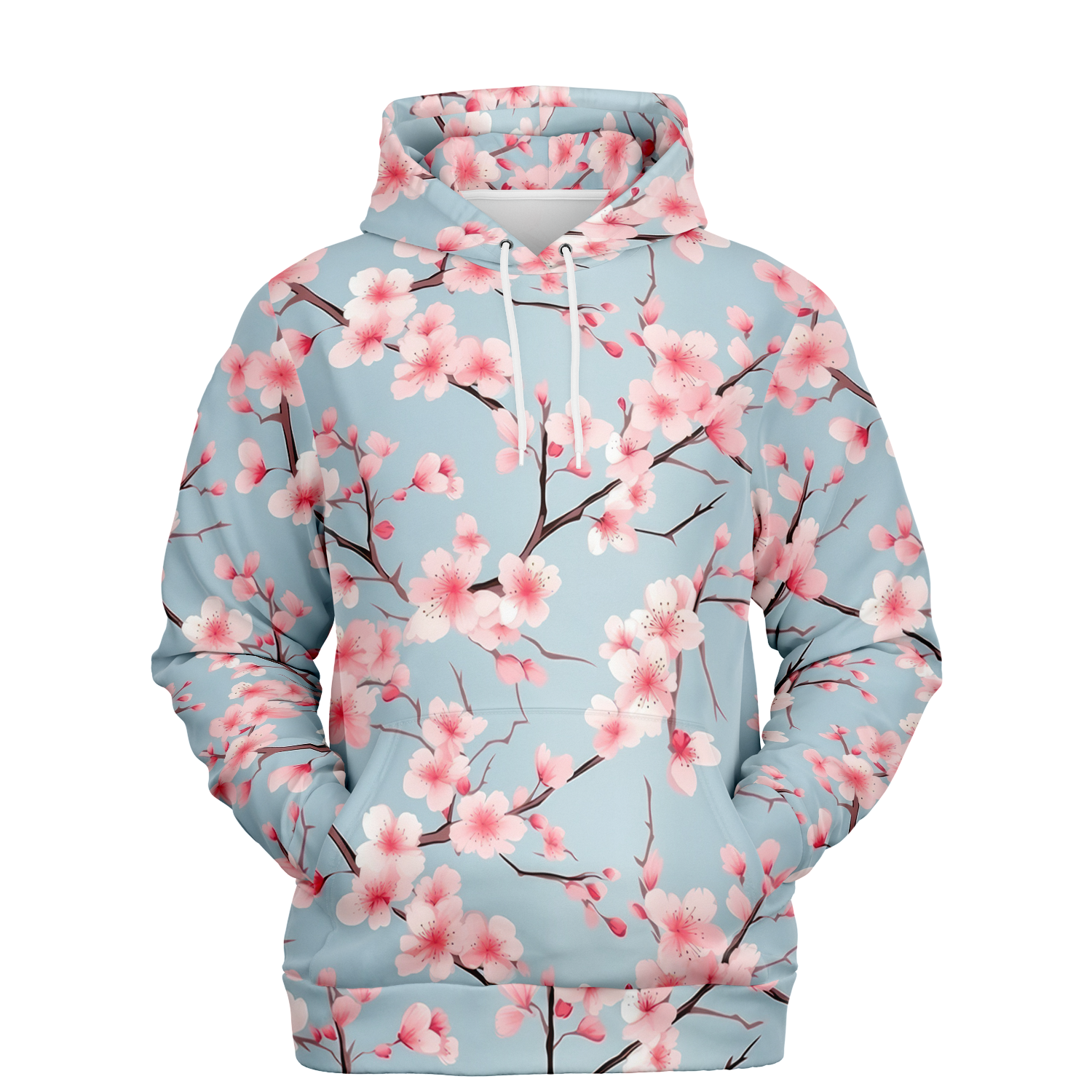 Cherry Blossom Kapuzenpullover - Unisex  Athletic Hoodie - AOP TwinTails