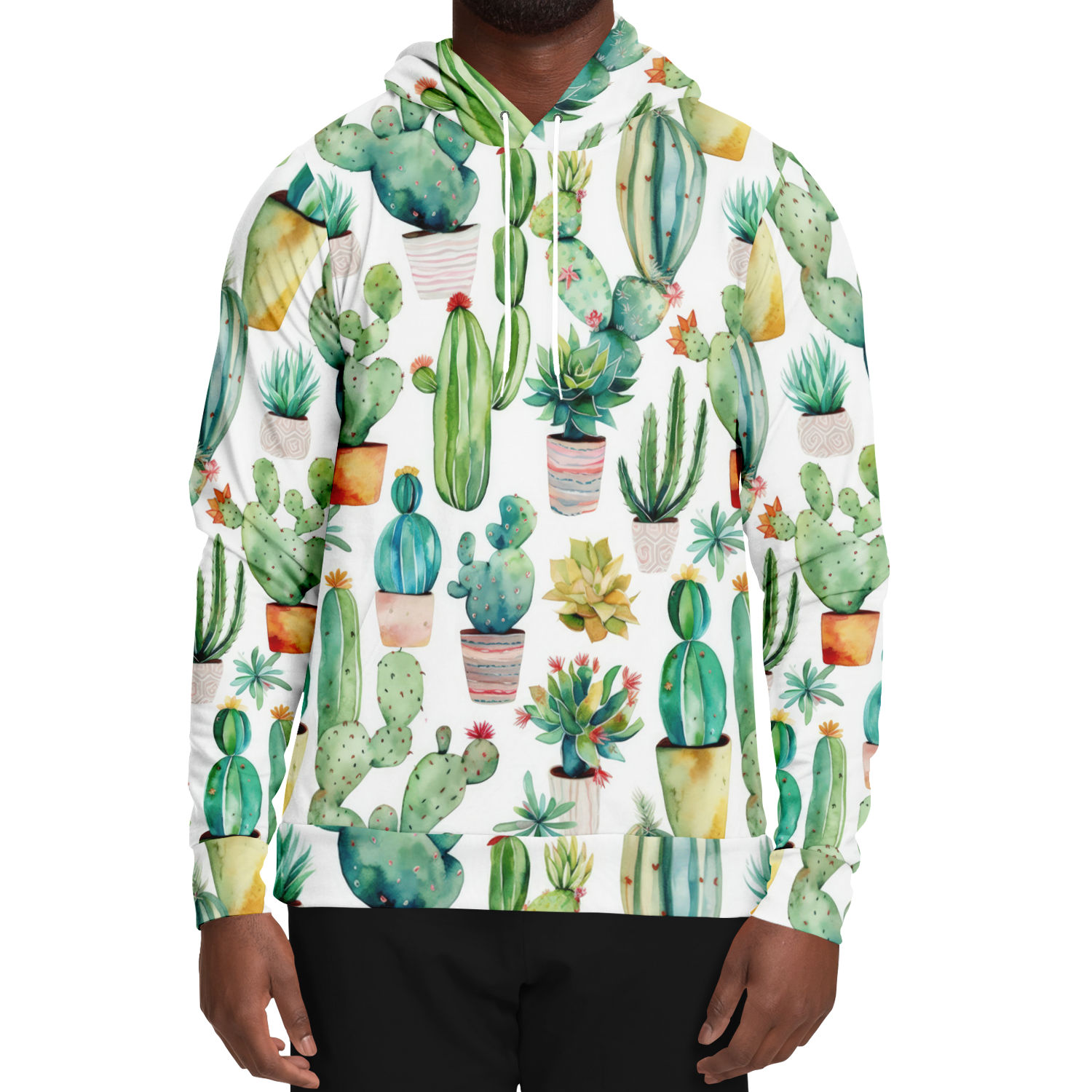 Kaktus Muster Kapuzenpullover - Unisex  Kapuzenpullover - Unisex TwinTails