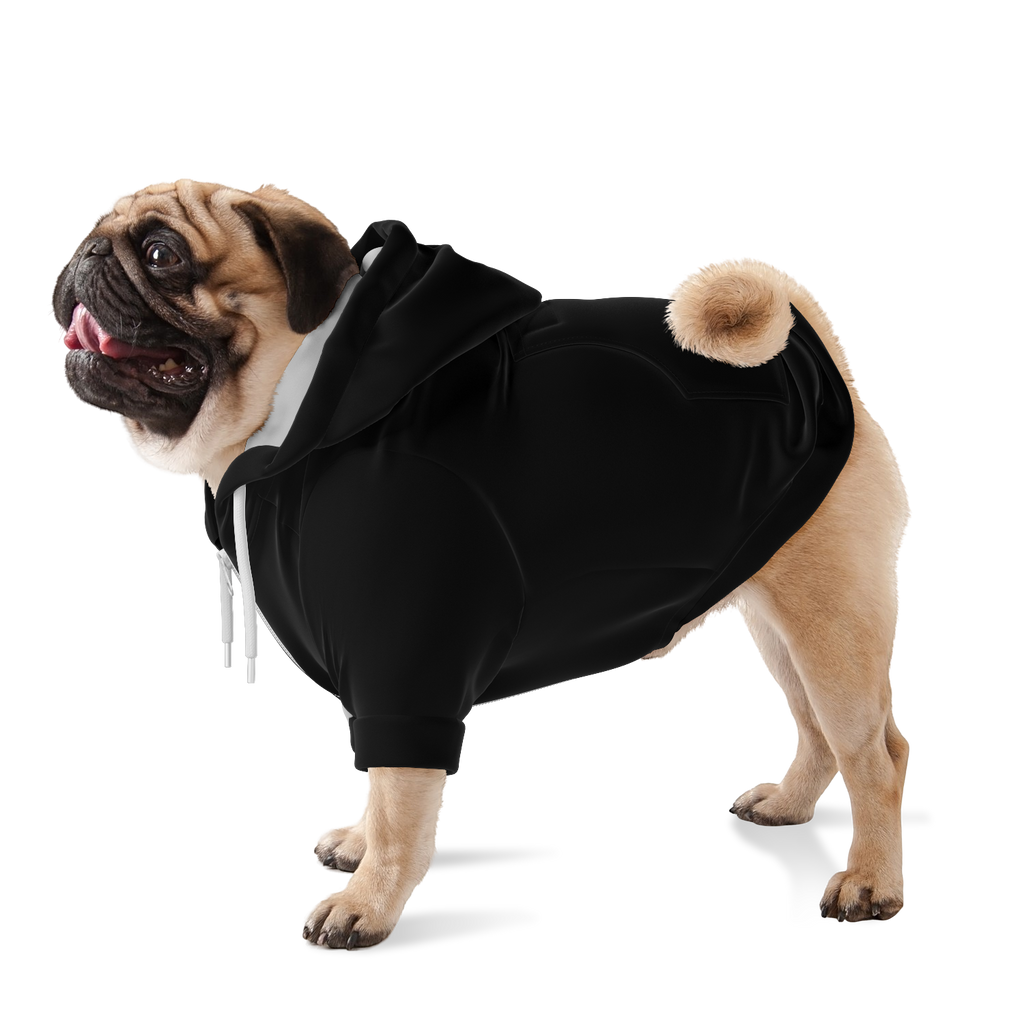 Night Balck Mensch-Hund Kapuzenpullover Set  Mensch-Hund Kapuzenpullover Set TwinTails