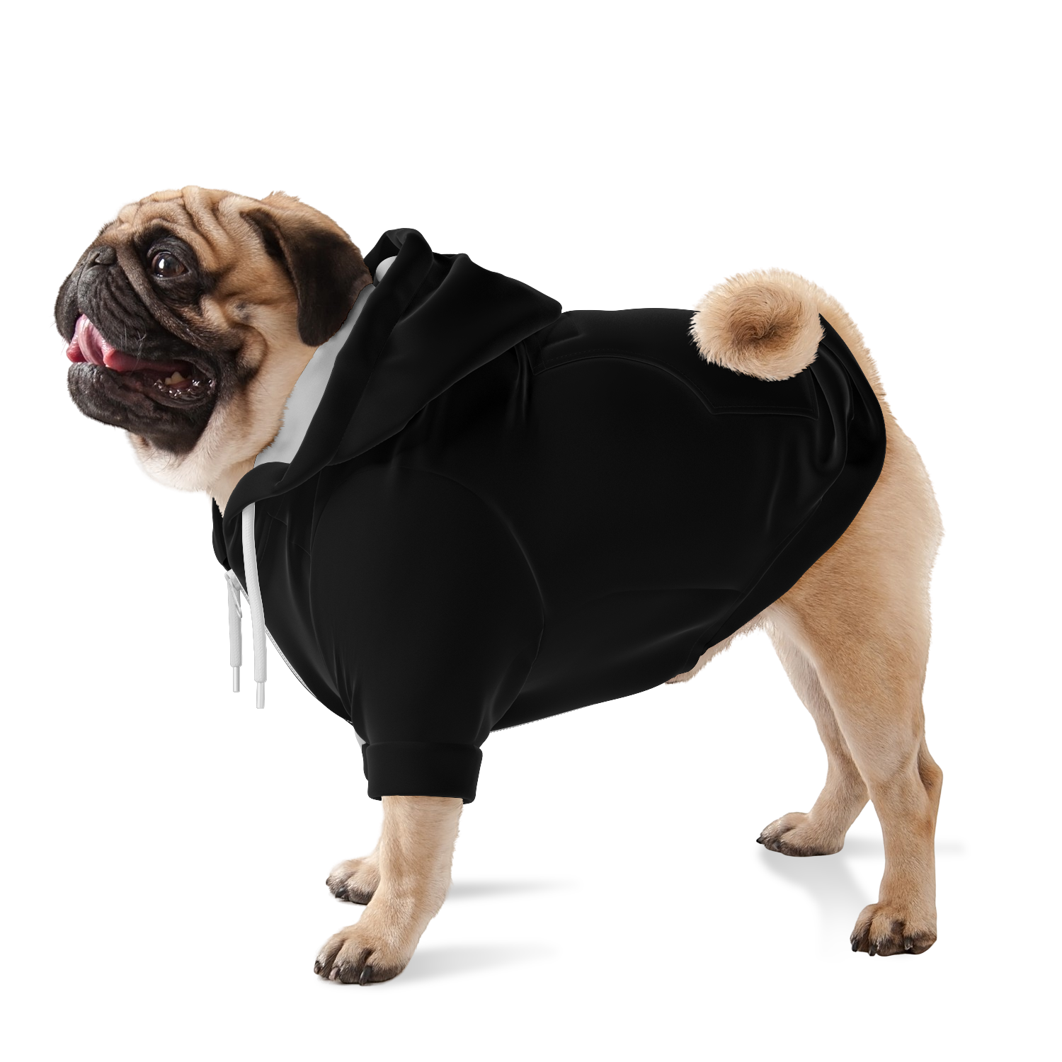 Night Balck Mensch-Hund Kapuzenpullover Set  Mensch-Hund Kapuzenpullover Set TwinTails
