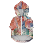 Samt Orange Hund Kapuzenpullover  Hund Kapuzenpullover TwinTails