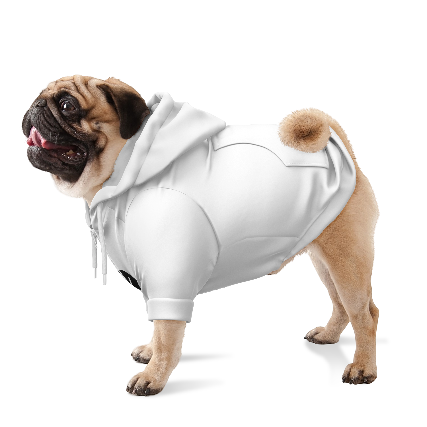 White Necktie Mensch-Hund Kapuzenpullover Set  Mensch-Hund Kapuzenpullover Set TwinTails