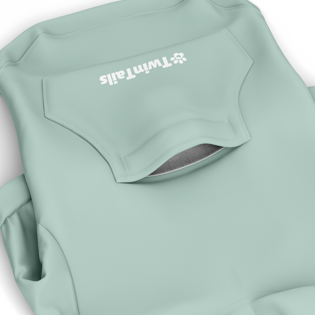 Dusty Mint Mensch-Hund Kapuzenpullover Set  Mensch-Hund Kapuzenpullover Set TwinTails
