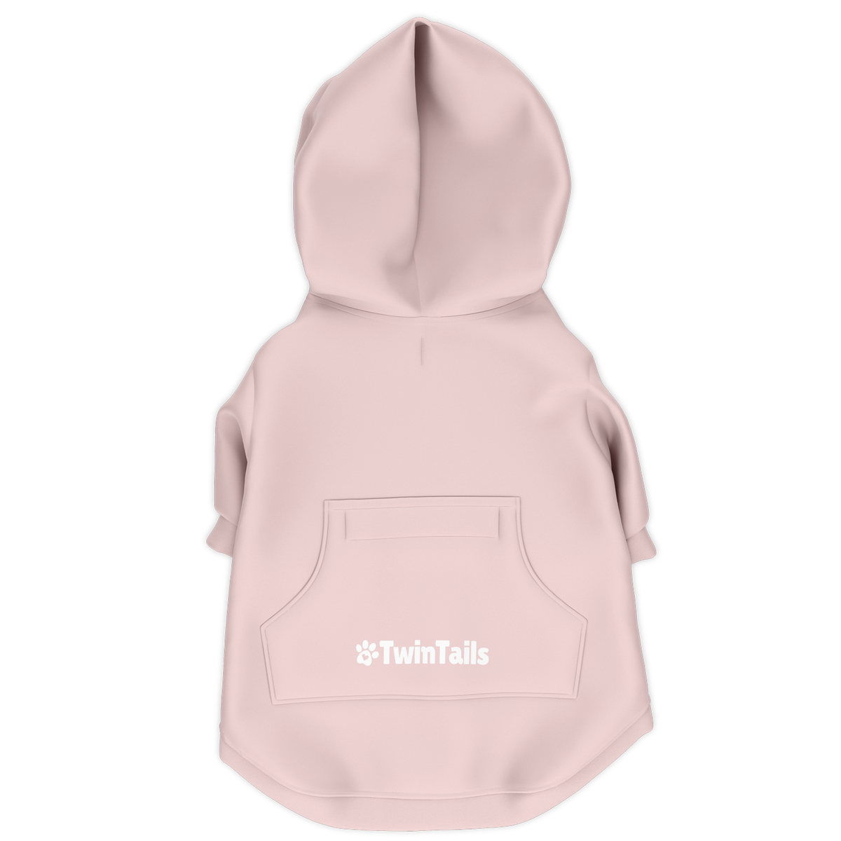 Blush Beige Mensch-Hund Kapuzenpullover Set  Mensch-Hund Kapuzenpullover Set TwinTails