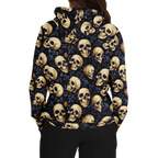 Skulls Muster Kapuzenpullover - Unisex  Athletic Hoodie - AOP TwinTails