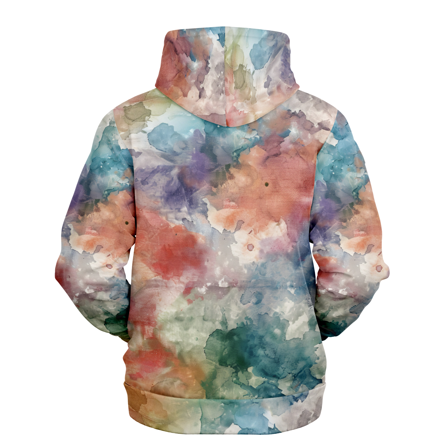 Samt Orange Kapuzenpullover - Unisex copy  Athletic Hoodie - AOP TwinTails