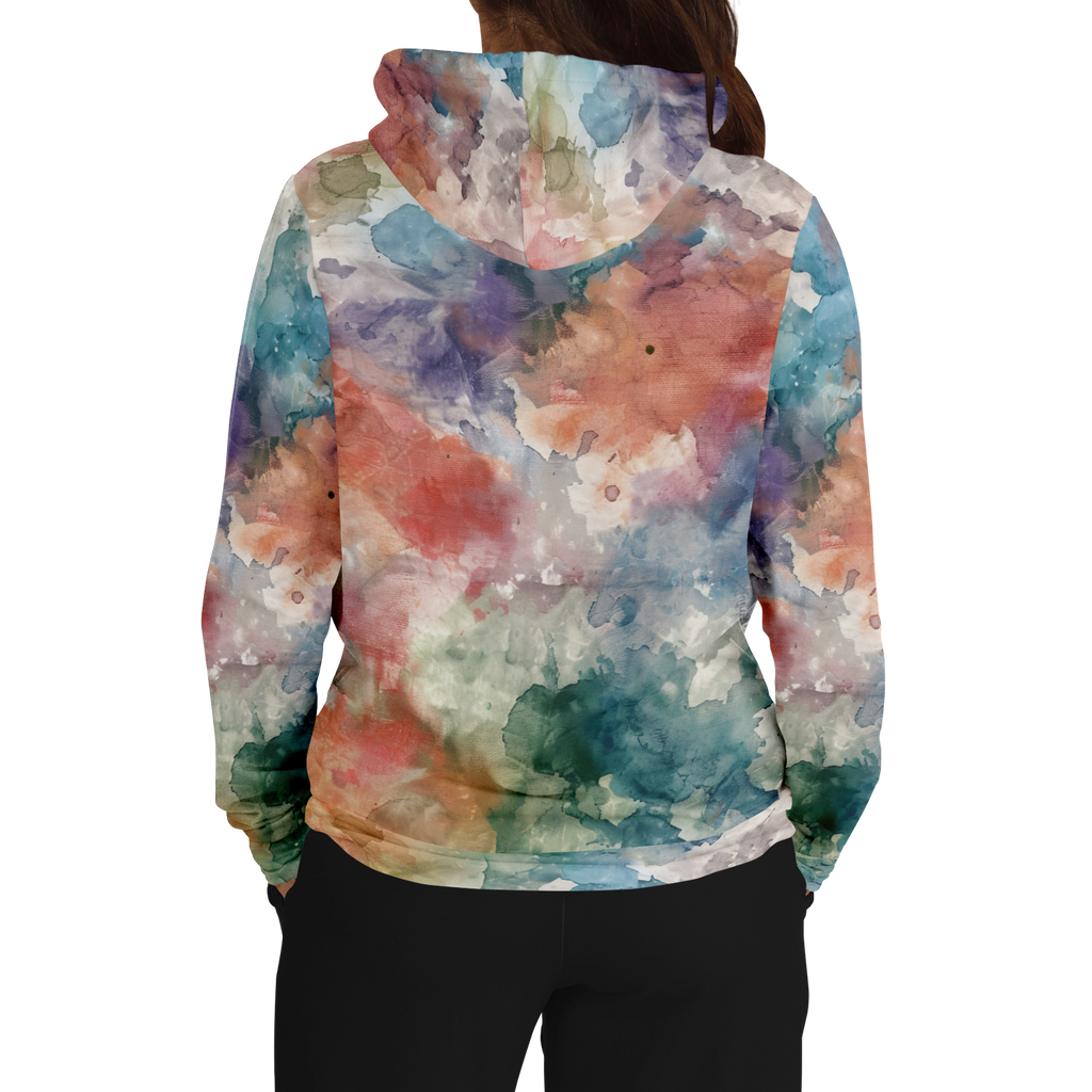 Samt Orange Kapuzenpullover - Unisex copy  Athletic Hoodie - AOP TwinTails