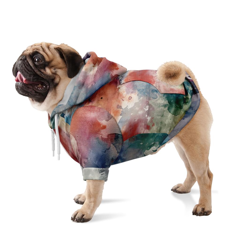 Samt Orange Hund Kapuzenpullover  Hund Kapuzenpullover TwinTails